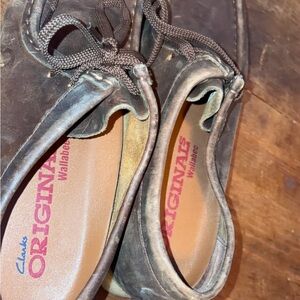 Clarks Originals Brown Leather Loafers